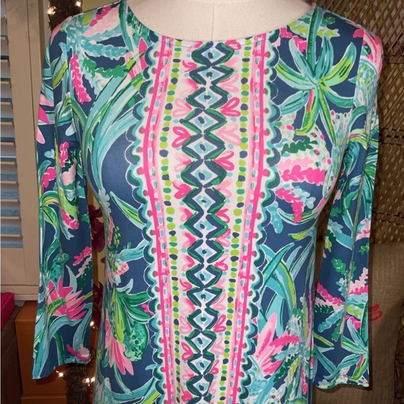 Lilly Pulitzer NWT Ophelia Dress Macaw Blue Sweet Escape $178 Size XXS, S - Picture 3 of 9